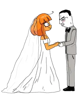 Mymy and Chud marrying each other.png