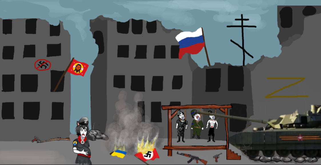 alunya, bernd, gapejak, hanging troonjak, troonjak, 3soyjaks, ack, ak-47, army, assault rifle
