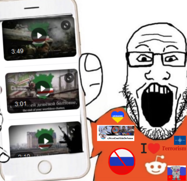 markiplier soyjak, slopjak, showing phone, alien, background, bald, glasses, hands, heart, holding object