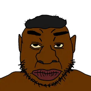 quanjak, black, black eyes, brown skin, closed mouth, hair, nigger, yellow sclera
