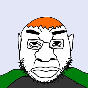sean, quanjak, beard, closed mouth, ear, glasses, orange hair, shemmy, soygem party, stubble