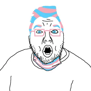 nikocado avocado, cadojak, blue eyes, blue hair, face mask, fat, flag, glasses, hair, mask