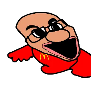 mariojak, amerimutt, glasses, mutt, open mouth, smile, white background
