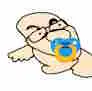 mario, mariojak, babyjak, baby, bald, nintendo, pacifier, video game, white background, super mario