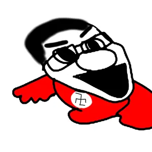 mario, chudjak, mariojak, chud, glasses, looking at you, nintendo, video game, white background, super mario
