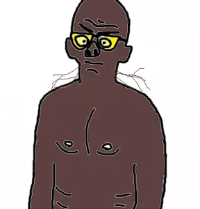morrison, admin, bald, closed mouth, glasses, half body, root, white background