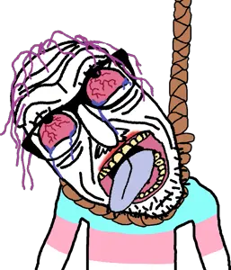 rickjak, bloodshot eyes, crying, dead, glasses, hanging, open mouth, rope, stubble, tongue