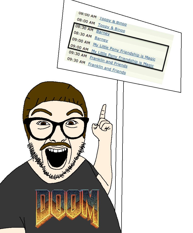 lee goldson, abortion lover, animal, barneyfag, bronies this is your mindset, brown hair, doom, glasses, hair, leepost