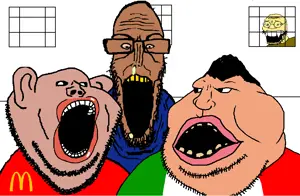 gapejak, impish soyak ears, markiplier soyjak, meximutt, soykio kid, tony soprano soyjak, euromutt, impish amerimutt, euromutt, soyjak trio