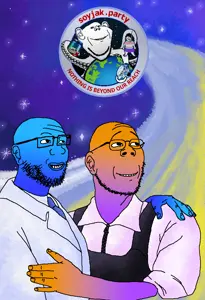 bernd, gapejak, impish soyak ears, markiplier soyjak, soyak, calm, clothes, earth, emblem, gem