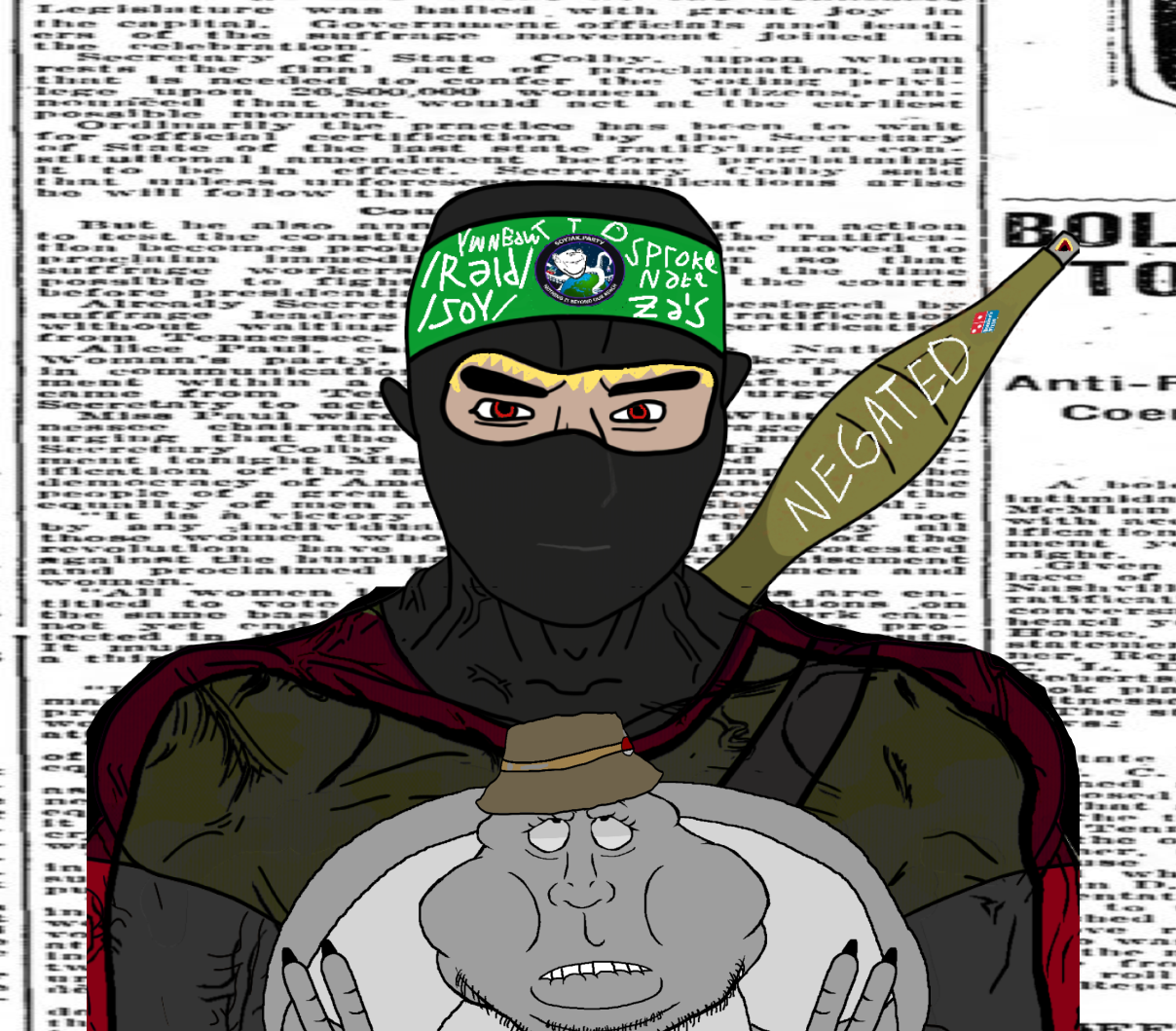 nate higgers, chudjak, impish soyak ears, meximutt, chudjak front, mexiwhore, muscular chud, natejak, /raid/, balaclava