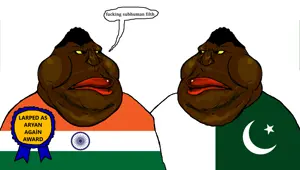 meximutt, award, hair, india, lips, nigger, pajeet, paki, red lips, shitskin