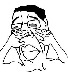 donald trump, chudjak, cobson, suspicious chudjak, big lips, closed eyes, closed mouth, eyebags, glasses, hands