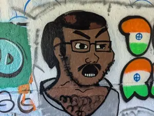 soyak, brown skin, canada, graffiti, india, indian, internet is leaking, pajeet, real life, india