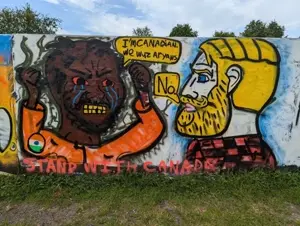 yes chad, soyak, arm, brown skin, canada, clothes, crying, graffiti, hands, india