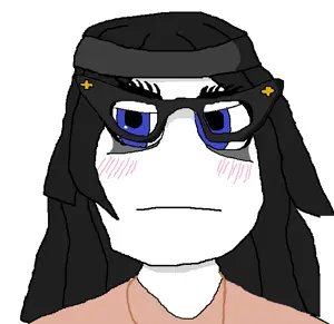 soytan, angry, blue eyes, blush, clothes, concerned, female, hair