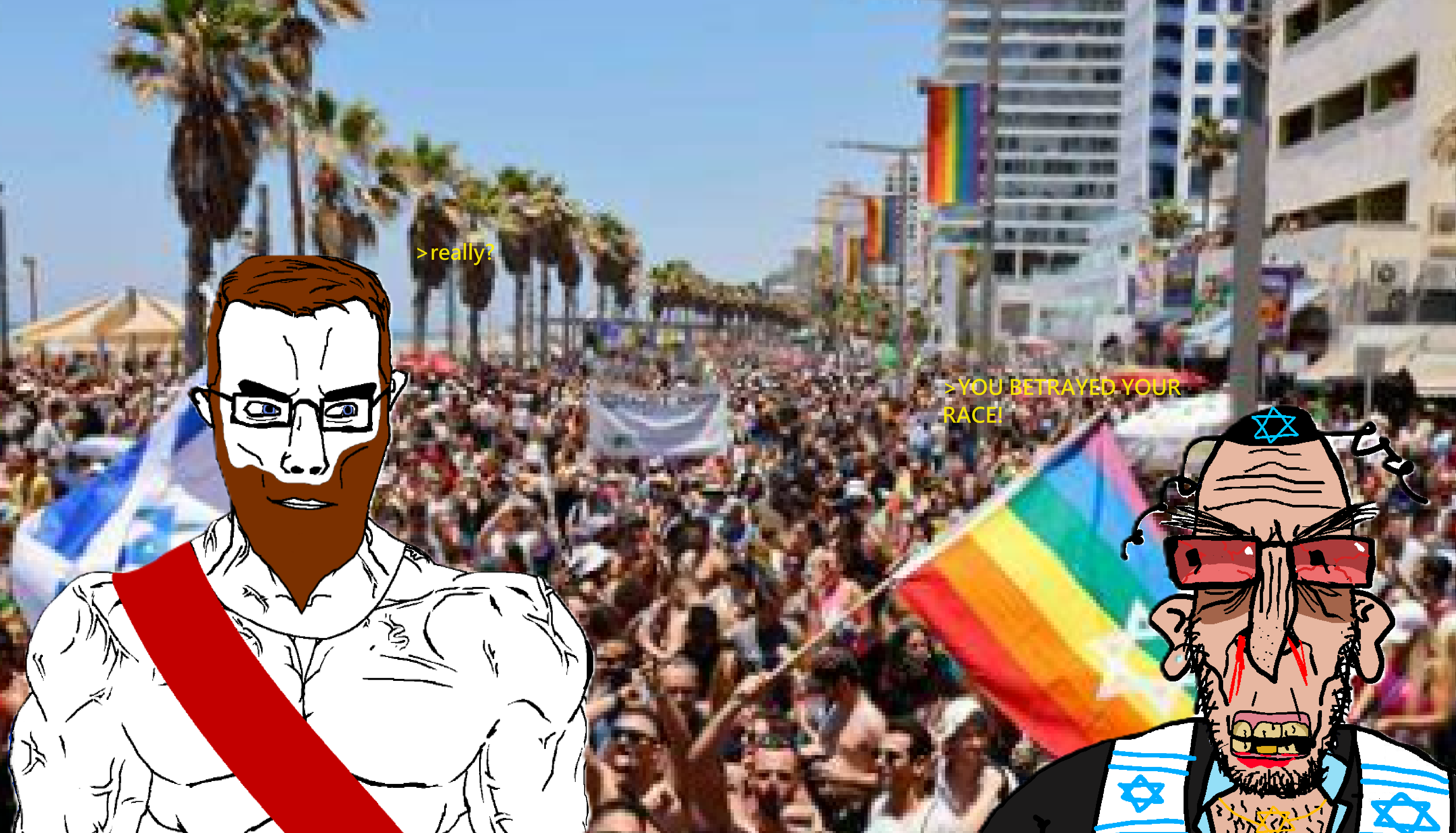 chudjak, markiplier soyjak, chudjak front, euromutt, jewmutt, euromutt, angry, beard, blue eyes, christianity