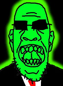 skinjak, glowie, central intelligence agency, glasses, glowing, open mouth, stubble, sunglasses