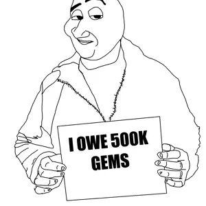 smugjak, 1soyjak, black eyes, closed mouth, clothes, english text, eyebrows, half body, hands, jesse james comer