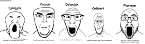 cobbert, cocson, dylanjak, flartson, blongjak, nuvariants