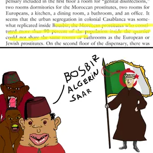 feraljak, feralnigger, algeria, animal, berber, bitch, brown skin, flag, monkey, morocco