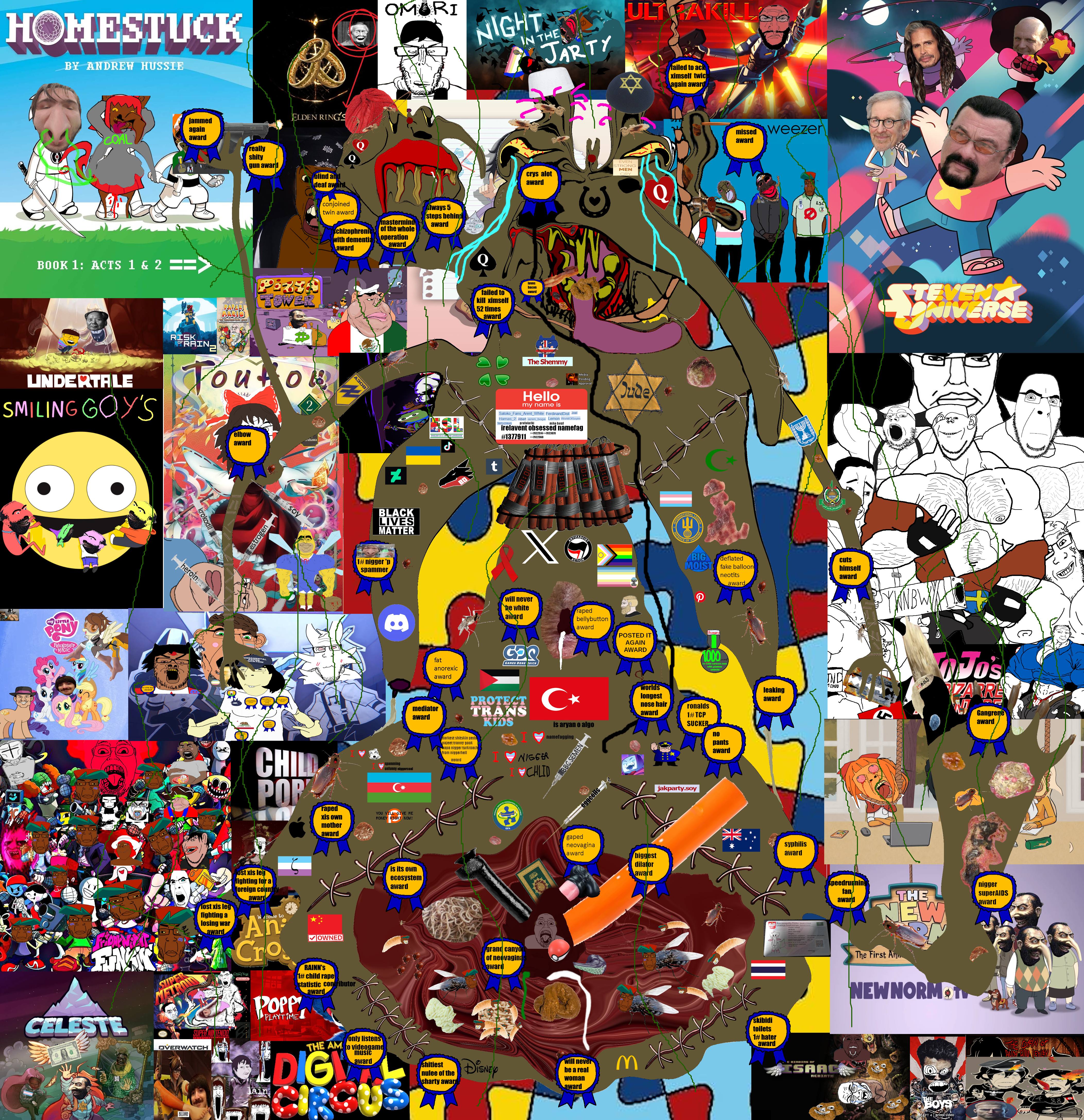 kernung, lee goldson, bernd, chudjak, cobson, feraljak, gapejak, impish soyak ears, meximutt, soyak