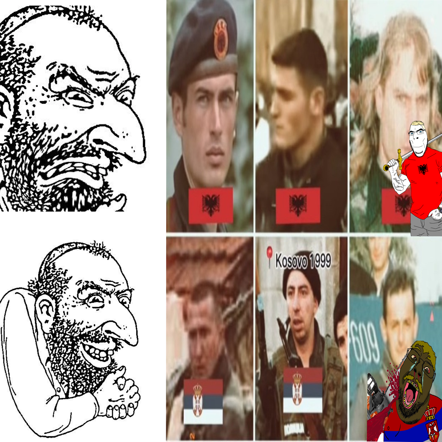 happy merchant, bernd, cobson, aryan, 1272, 1999, 2soyjaks, a10 eyes, albania, black skin