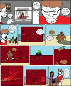 justforuploading, meximutt, unknown, glowie, blowjob, border, brap, camera, comic, donkey kong (1981 game)