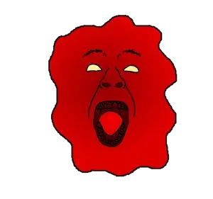 bernd, banshee, demon, doom, looking at you, open mouth, soyjak, doom