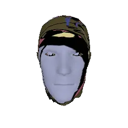 bernd, 3d, 3dgifmaker, animated, bloodshot eyes, brown skin, brown troonjak, crying, face, head