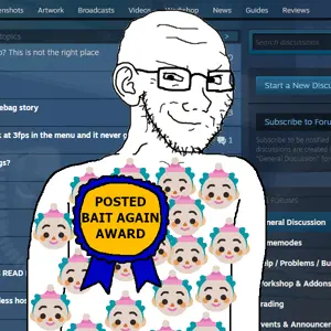 soyak, award, bait, ear, forum, glasses, jester, looking at you, smug, steam (platform)