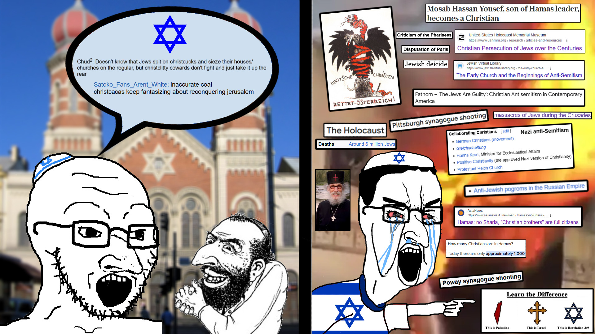 happy merchant, chudjak, 2soyjaks, 9, angry, article, bible, bible verse, big nose, bloodshot eyes