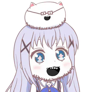 chino kafuu, soyak, 2soyjaks, anime, blue eyes, blue hair, blush, clothes, glasses, gochiusa