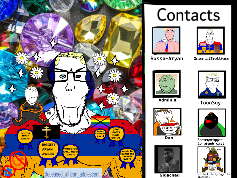 admin thrembo, dan, gigachad, nate higgers, sean, chudjak, gapejak, godjak, markiplier soyjak, chudjak front