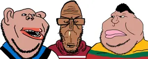 impish soyak ears, markiplier soyjak, meximutt, tony soprano soyjak, euromutt, impish amerimutt, euromutt, estonia, latvia, lithuania
