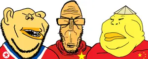 impish soyak ears, markiplier soyjak, meximutt, tony soprano soyjak, chinkmutt, euromutt, impish amerimutt, euromutt, asian, china
