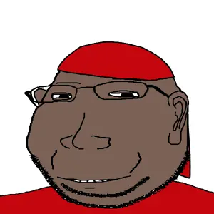 gapejak, massjak, wholesome soyjak, black skin, blood, clothes, durag, ear, eyelids, gang