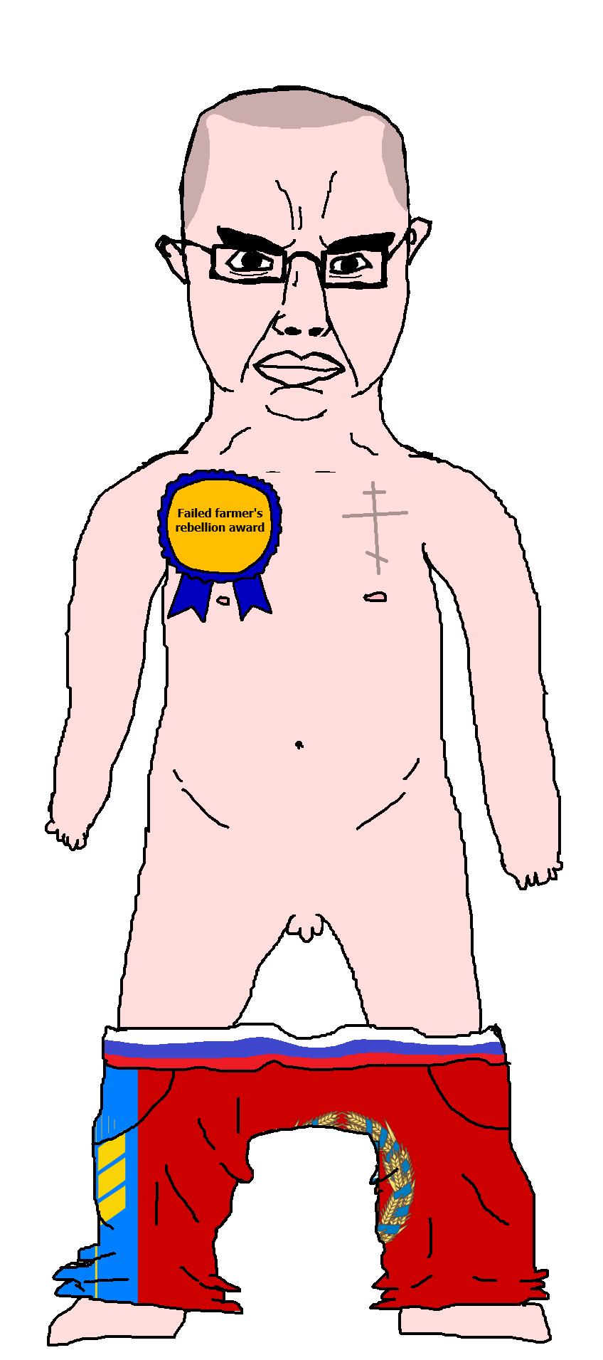 chudjak, chudjak front, obsessedchud, altai krai, award, balding, christianity, eastern orthodox, flag, full body