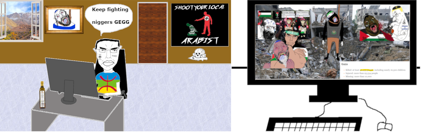 happy merchant, bernd, chudjak, soyak, chainsaw bernd, chudjak front, hanging troonjak, troonjak, unbotheredchud, ack