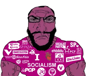 chudjak, markiplier soyjak, chudjak front, muscular chud, muscular science lover, science lover, punisher face, beard, buff, looking at you