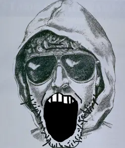 markiplier soyjak, clothes, glasses, hair, hat, open mouth, soyjak, stubble, sunglasses, ted kaczynski
