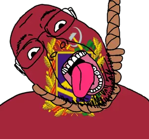 bernd, hanging troonjak, troonjak, ack, bryansk oblast, communism, dead, flag, glasses, hair