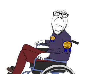 dubbbzjak, award, crying, depression, full body, glasses, idubbbz, sad, soyjak, stubble
