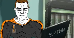 dan, chudjak, chudjak front, muscular chud, natejak, looking at you, soybooru, death note