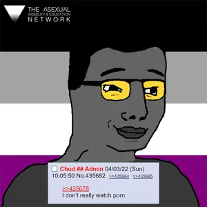 chudjak, alternate, asexual, closed mouth, flag, glasses, gray, gray skin, hair, handsome