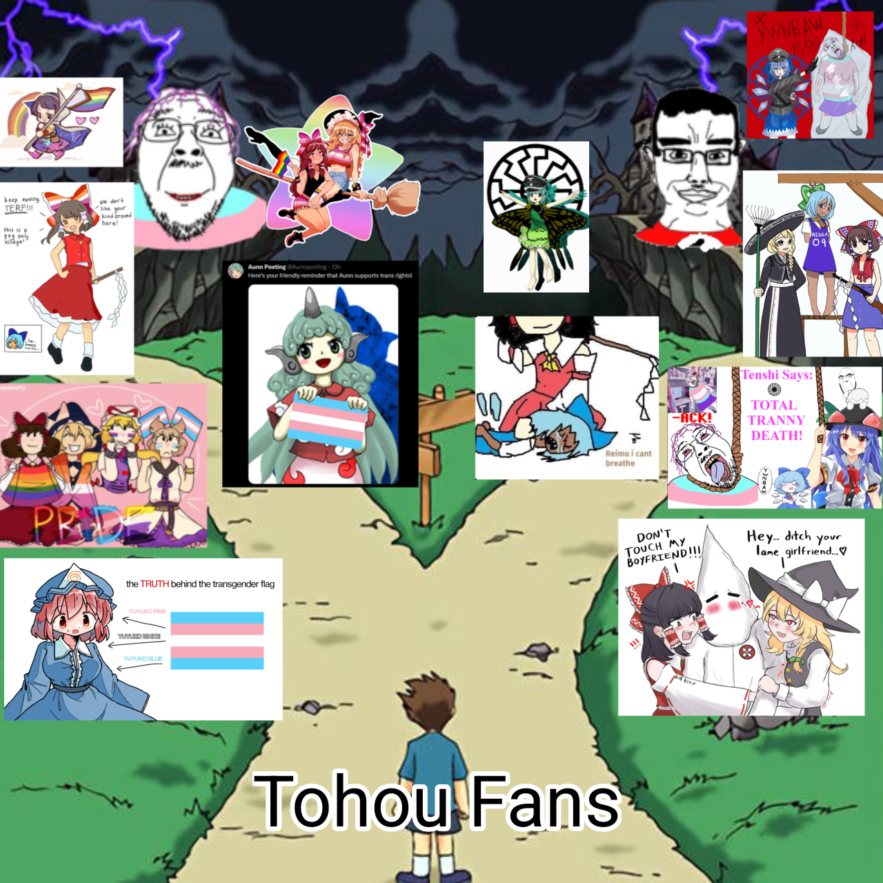 bernd, chudjak, chudjak front, anime, autism, chud, closed mouth, kill niggers, kkk, lgbt