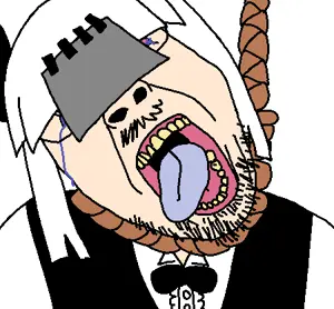 bernd, hanging troonjak, troonjak, ack, clothes, crying, funamusea, hair, hanging, horns