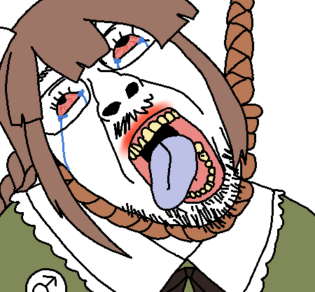 bernd, hanging ugly personjak, ugly personjak, ack, bloodshot eyes, brown hair, clothes, crying, funamusea, glasses
