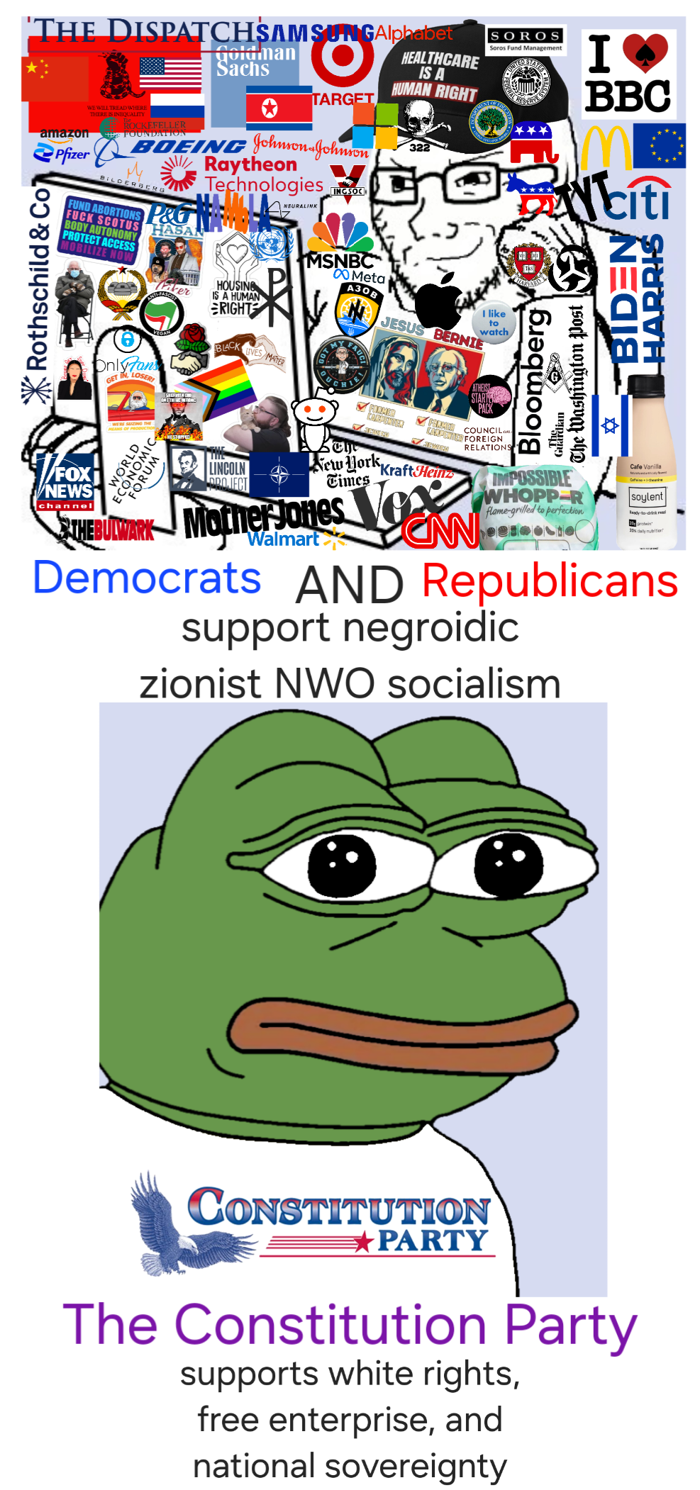 pepe, soyak, 1984, abortion, abraham lincoln, alphabet (company), amazon, amphibian, animal, anthony fauci