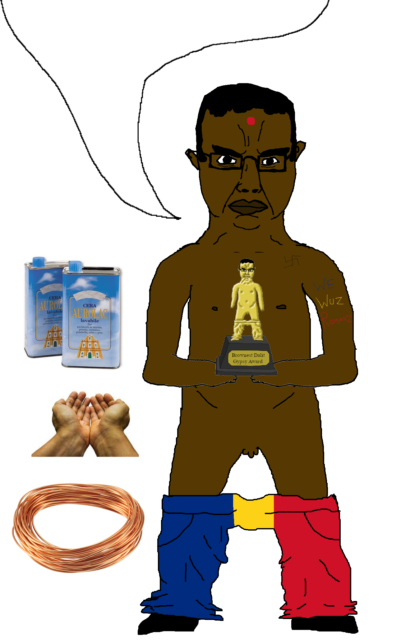 chudjak, obsessedchud, aurolac, award, beggar, bindi, brown skin, closed mouth, clothes, copper